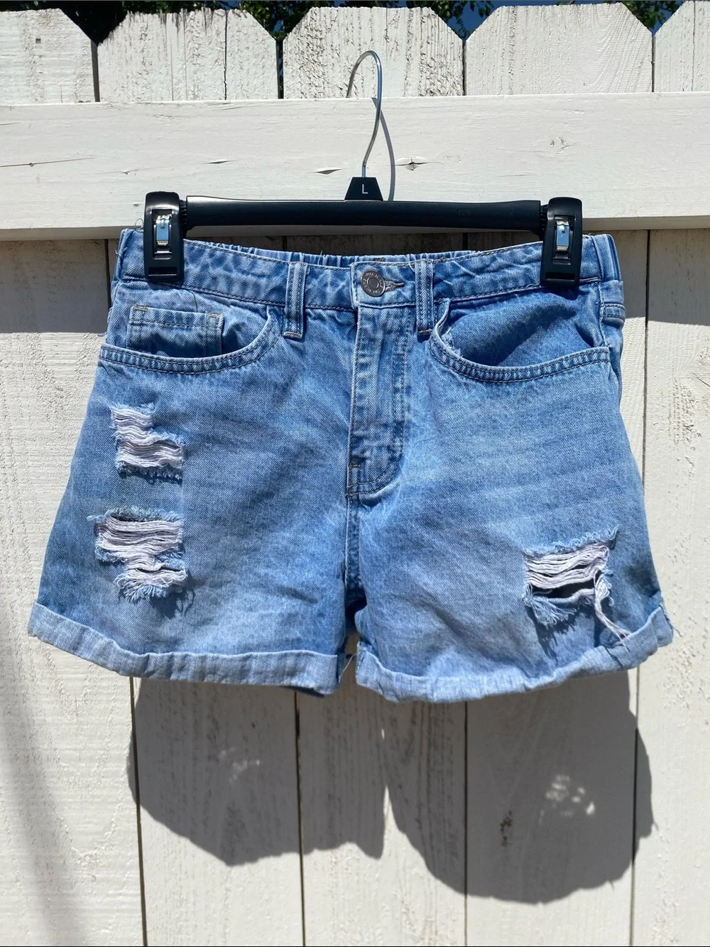 YMI Distressed Denim Shorts